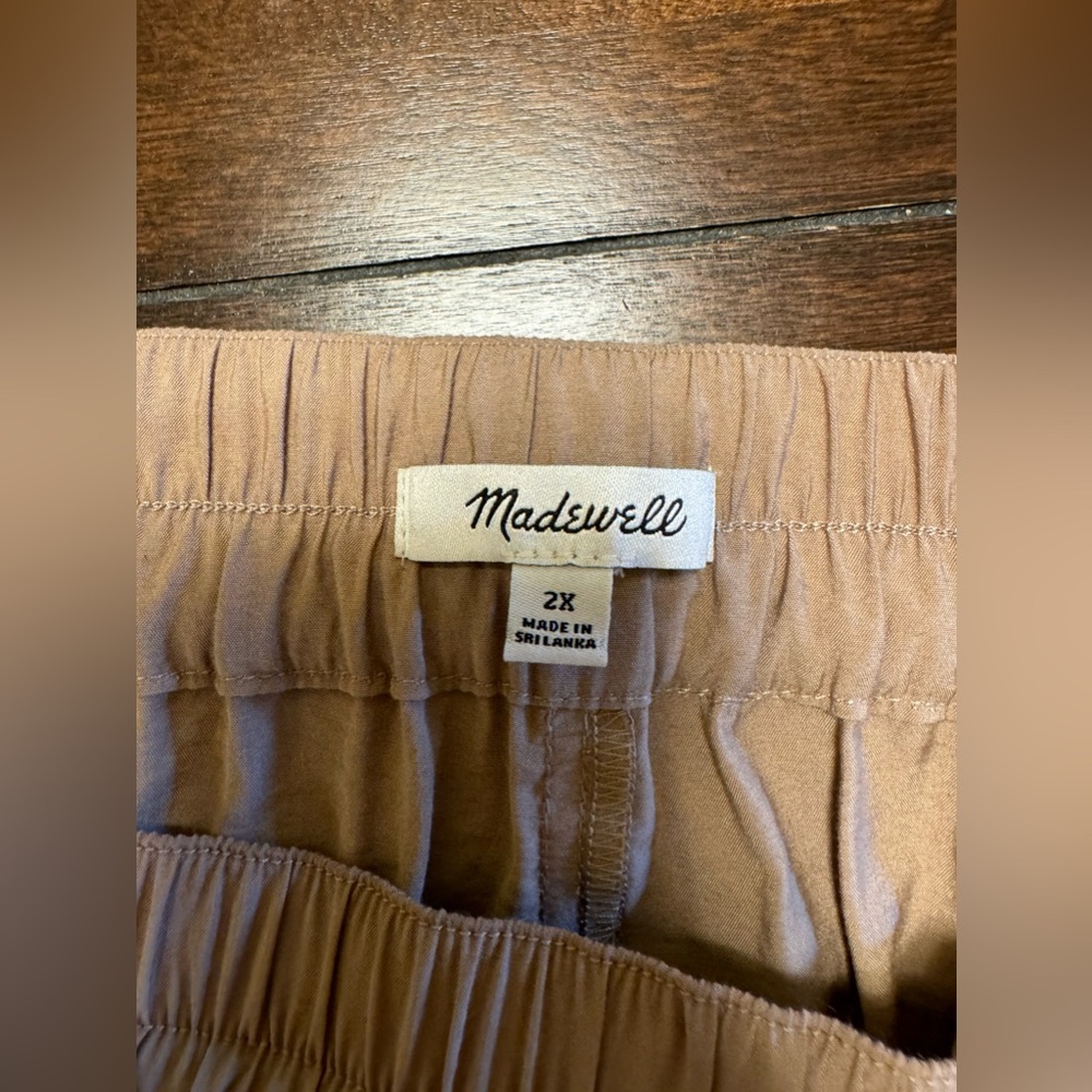 NWOT Madewell Straight Cargo Pants in Softdrape 2X - Picture 13 of 13